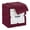 Burgundy, variant on Linteum Textile Face Towel Set, 12x12 Inch, 100% Soft Cotton, 16 Single Ring Spun Washcloths, Absorbent & Durable Face Towel for Household, Spa, Gym and Hotels - 12 Pack (Hunter Green)