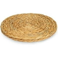thumbnail image 5 of Magazine Round Placemats Woven Table Mats 2Pcs Heat-Resistant Non-Slip Handmade Mat For Dining Table, 5 of 6