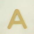 thumbnail image 3 of Package of 1, 18 Inch X 1/2" Thickness MDF Letter A in The Gotham Rounded Font, Thick, Upper Case for Art & Craft Project, Made in USA, 3 of 4