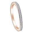 thumbnail image 3 of AFFY 2.31 Carat Round Shape White Natural Diamond Wedding Anniversary Band Ring 18k Solid Rose Gold Ring Size-8, 3 of 3