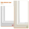 5 Rolls Clear Tape Window Weather Sealing Tape Transparent Adhesive
