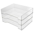 thumbnail image 1 of Estante de almacenamiento multifuncional de 3 piezas para oficina, escritorio, papelería, contenedor de almacenamiento de archivos, 1 of 6