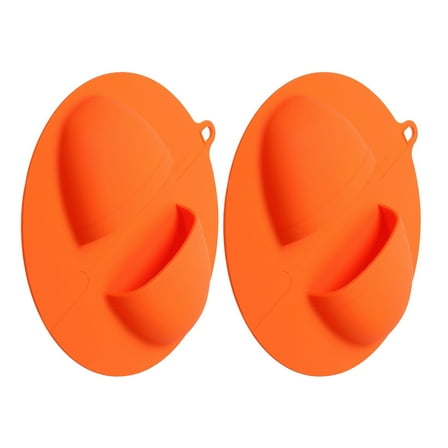 Pack of 2 Silicone Cooking Gloves Heat Resistant Up to 250°C Grilling Heatproof Mitts for Outdoor BBQ and Kitchen Use