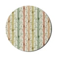 thumbnail image 1 of Forest Mouse Pad for Computers, Bird Nest in Trees Blossom Leaves Earthy Tones Cartoon Like Illustration, Round Non-Slip Thick Rubber Modern Mousepad, 8" Round, Ivory and Multicolor, by Ambesonne, 1 of 2