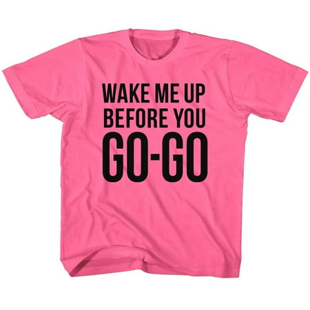Wham GO-GO 2T Cotton T-shirt Hot Pink Child Boy's Girl's Short Sleeve T-shirt