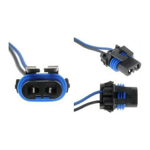 High Beam Headlamp Socket - Compatible with 1999 - 2010 Chevy Silverado 1500 2000 2001 2002 2003 2004 2005 2006 2007 2008 2009