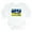 Cloud White, variant on CafePress - Distressed, 80S Style, Ukraine, Ghost Of Kyiv, Zel - Long Sleeve Cotton Baby Bodysuit