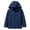Navy, variant on Kids Coats Jackets for Girls Toddler Girls Boys Winter Long Sleeve Solid Color Warm Hoodie Coat Jacket Clothes