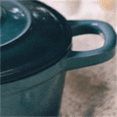 thumbnail image 2 of Cast Iron Covered 5.5 Quart Dutch Oven with Dual Handle, Slateblue, 2 of 5
