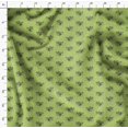 thumbnail image 4 of Soimoi Green Rayon Fabric Landscape & Reindeer Animal Print Fabric by Yard 56 Inch Wide, 4 of 5