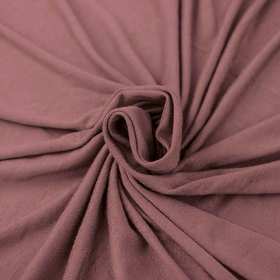 FREE SHIPPING!!! Mauve Dark Rayon Spandex Jersey Knit Fabric, DIY Projects by 25 YARDS
