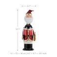 thumbnail image 2 of Estante de vino de Papá Noel hecho a mano de metal artesanía práctica regalo de Navidad de Tooarts Escultura de metal, 2 of 7