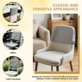 thumbnail image 5 of Jokapy Dining Chair Backrest Covers Stretch Polyester Chair Protector Slipcover, Set of 4, Gray, 5 of 10