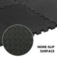 thumbnail image 5 of Mikolo  1 Inch Thick 48 Sq Ft  High Density EVA Foam Exercise Gym Mats 12pcs - Interlocking Puzzle Floor Tiles For Home Gym Heavy Workout Equipment Flooring, 5 of 7