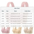 thumbnail image 2 of SELONE Lightly Padded Wireless Bras for Women Push Up T Shirt Bra Front Closure Wide Strap Bras Breathable Underwear, 2 of 2
