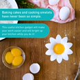 thumbnail image 3 of Daisy Plastic Egg Separator White Egg Separator Kitchen Egg Yolk Separator Cooking Tools Egg Extractor, 3 of 5