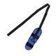 thumbnail image 3 of Cinturón de estiramiento de ligamentos de yoga, correa elástica para piernas isquiotibiales para entrenamiento de danza y flexibilidad, color azul, 3 of 8