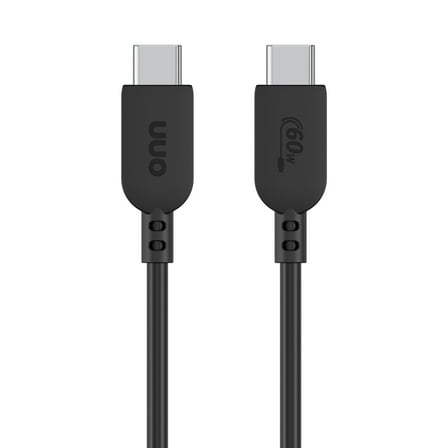onn 10ft USB-C To USB-C Charging Cable, USB-IF Certified, Fast Charging, Black - Compatible with iPhone 17/16/15 Series, Samsung Galaxy, Note, Pixel Devices iPad Pro, & More