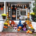 thumbnail image 2 of Halloween Trick Or Treat Banner Hanging Sign For Home Porch Front Door Display Decor, 2 of 6