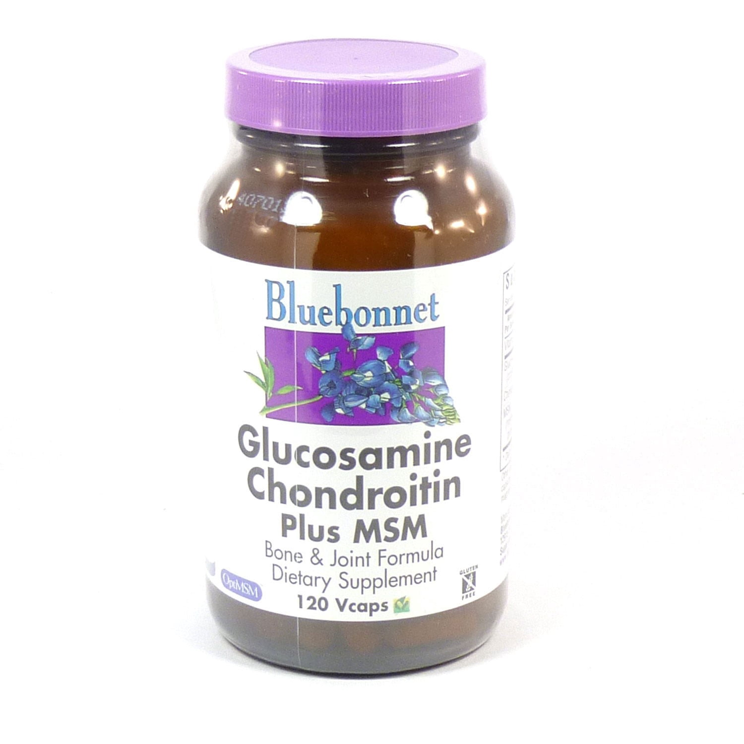 Bluebonnet Glucosamine Chondroitin Plus MSM, 120 Ct