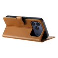 thumbnail image 5 of Wallet Leather Case For iPhone 17 Pro 6.3",with Card Holder,wristband, Shockproof Kickstand Embossed Cute Cats, Snap Phone Case,Brown,For iPhone 17 Pro, 5 of 9