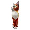 thumbnail image 5 of Balikraft Hand Made Wood Artisans "Kucing Harimau" Adorable Tabby Feline Cat Decorative Figurine 8"H, 5 of 7