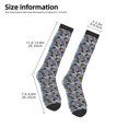 thumbnail image 5 of Fotbe Video Game print Women's Men's Novelty Crew Socks Cotton Socks Knee High Socks for Walking,Running,Nurses,Pregnancy, 5 of 9