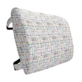 thumbnail image 1 of Colorful Lumbar Pillow, Metro Scheme with Vivid Colored Intricate Lines and Dots Urban Life Transportation, Soft Back Cushion Office Chairs with Adjustable Straps, 14" x 13", Multicolor, by Ambesonne, 1 of 7