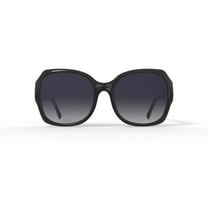 Reverb Women's Butterfly Square Prescription Fashion Sunglasses, RVLOS2009, Black, 56-19-140, with Case