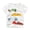 White, variant on NOEGOEU Boys Short Sleeve Tshirts Crewneck Graphic Funny Shirts Toddler Clothes Tops (White,1-2 Years)