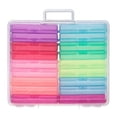 thumbnail image 3 of Luzkey Divided Storage Case with 18 Individual Inner Box Container Premium Easy to Use, Durability, Professional, Card Organizer Box Colorful, 3 of 8