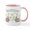 White/Pink Inside, variant on CafePress - Modern Rustic Chic Easter Bunnies Mugs - 11 oz Ceramic Mug - Novelty Coffee Tea Cup