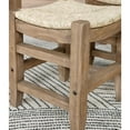 thumbnail image 3 of Alaterre Furniture Newport 18"H Wood Stool with Rush Seat, 3 of 8