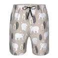 thumbnail image 3 of Balery winter Snowflake beer Traje de Baño Estilo Hawaiano para Hombre, Shorts de Secado Rápido con Bolsillos-X-Large, 3 of 6