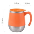 500ml Coffee Mug With Handle,Stainless Steel Insulated Travel Tumblers