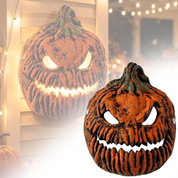 Halloween Pumpkin Porch Light Cover Outdoor Hanging Decoration Lantern Shade For Front Door Garden Party