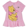 thumbnail image 2 of Disney Winnie the Pooh Piglet Peplum T-Shirt and Leggings Outfit Set Infant to Toddler, 2 of 3