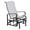Brown/Beige, variant on Outsunny Outdoor Mesh Glider Chair for Porch Garden Patio, Brown/Beige