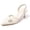 White, variant on Pointed Toe Stiletto Heels for Women Adjustable Buckle Straps Slip On Dress Heels Dual Buckle Strappy Decorate Comfy Daily Shoes for Date Wedding Office