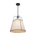 thumbnail image 2 of SC13363BK Artcraft Lighting Pullman - 3 Light Pendant-17.25 Inches Tall and 17 Inches Wide-Black Finish, 2 of 13