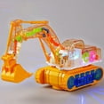 thumbnail image 7 of Msgweeeg Cars Toys Toy for 6 Year Old Boy Boys Christmas Gifts Children's Transparent Gear Mining Toy Car Music Lighting Engineering Vehicle Simulation Model Boy Christmas Gifts Birthday Gift, 7 of 7