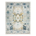 thumbnail image 3 of Unique Loom Madeline Vintage Collection Area Rug - Jackson (9' x 12' Rectangle Gray/Navy Blue), 3 of 7