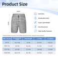 thumbnail image 4 of Cauagu GlitterSilver Print Swim Trunks for Men,Youth Boys Swim Shorts Compression Liner Beach Shorts Boys' Swimming Shorts 7-20 Years Bathing Suit-Medium, 4 of 7