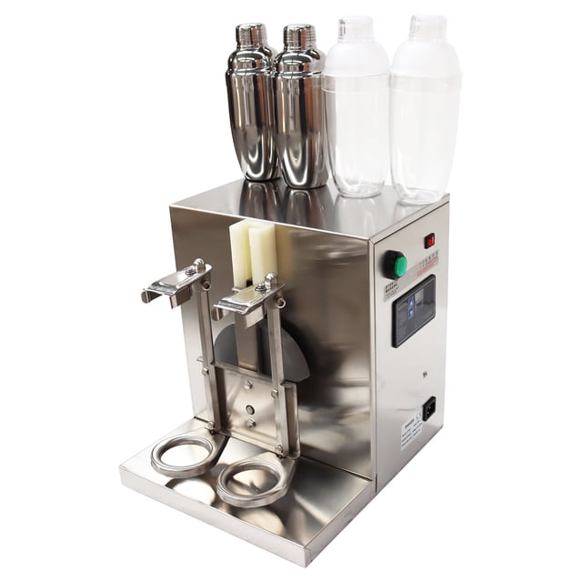 Auto Bubble Boba Milk Tea Shaker Shaking Machine Electric Cocktail Shaker Double-cup