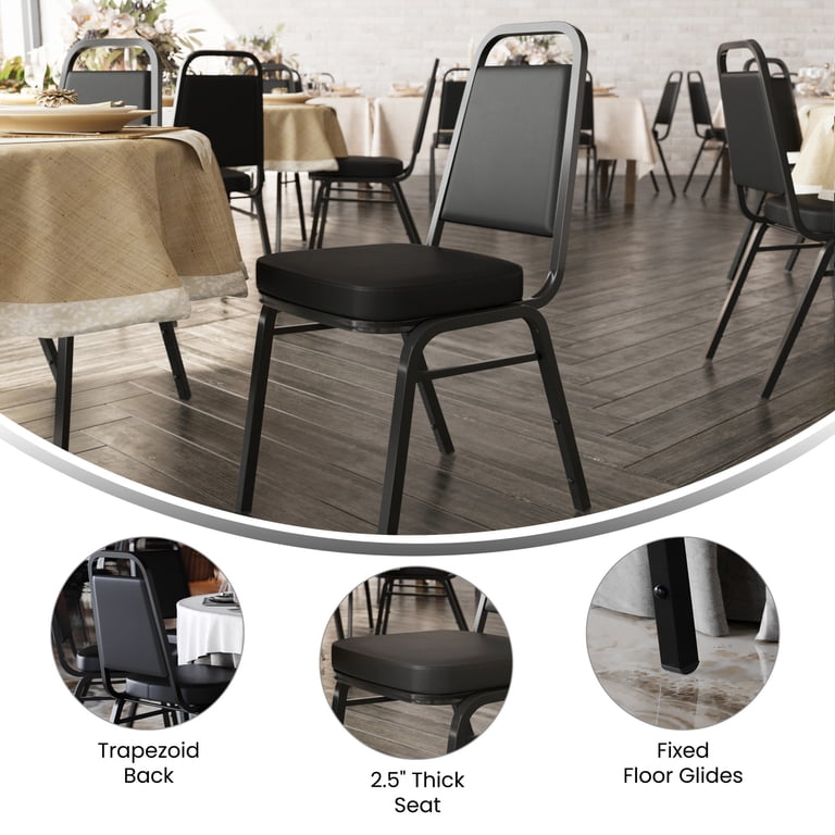 Flash Furniture Hercules Series Adult Size Trapezoidal Stacking