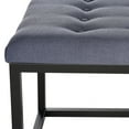 thumbnail image 7 of SAFAVIEH Reynolds Bench Navy / Black, 7 of 7