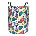 thumbnail image 7 of ZICANCN Laundry Basket Organizer, Cool Cartoon Watermelon Ice Cream Collapsible Hamper for Bathroom Bedroom Laundry Room, Medium Size, 7 of 7