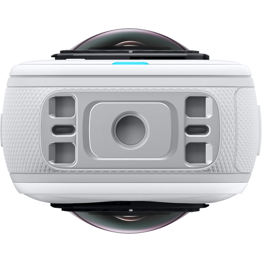 Insta360 X5 8K 360 Waterproof Action Camera (White) | 1/1.28" Sensors, Replaceable Lenses, PureVideo AI, 185-Min Battery Life (CINSAAHA_X532) + Invisible Selfie Stick + 50-in-1 Accessory Kit + More
