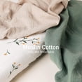 thumbnail image 4 of Sábanas de capazo GLLQUEN BABY Gllquen Baby Muslin, paquete de 3, color verde, 4 of 9