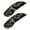 Black-Dragonfly Mandala Flower, variant on HELLHERO Cow Print Office Chair Armrest Covers Set of 2, Stretchable Armrest Slipcovers Office Chair, Removable Chairs Arm Rest Slipcovers Cover Pads